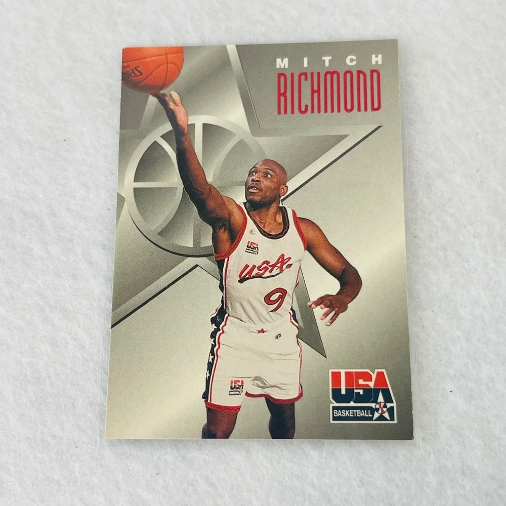 1996 SkyBox USA Basketball Mitch Richmond Texaco Card 9 NBA Shooting Guard